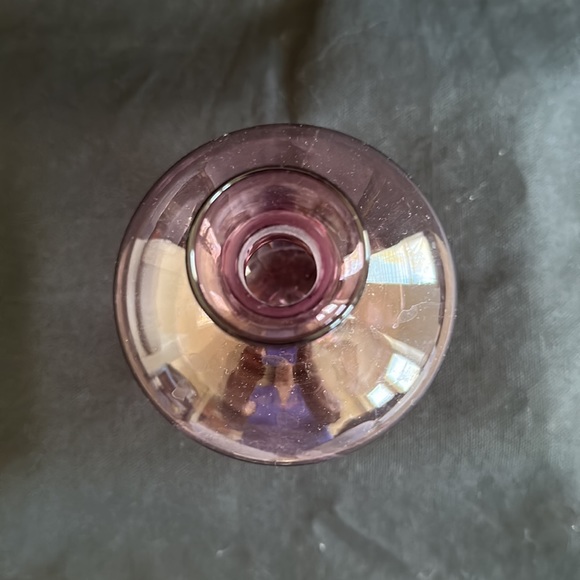 Purple & Clear Art Glass Apothecary Jar - Picture 4 of 6